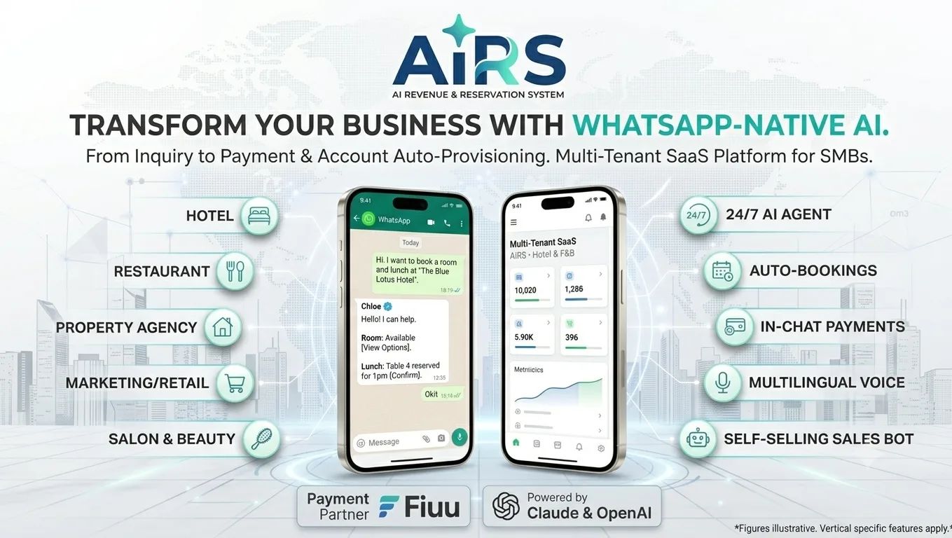 AiRS AI Booking Agent